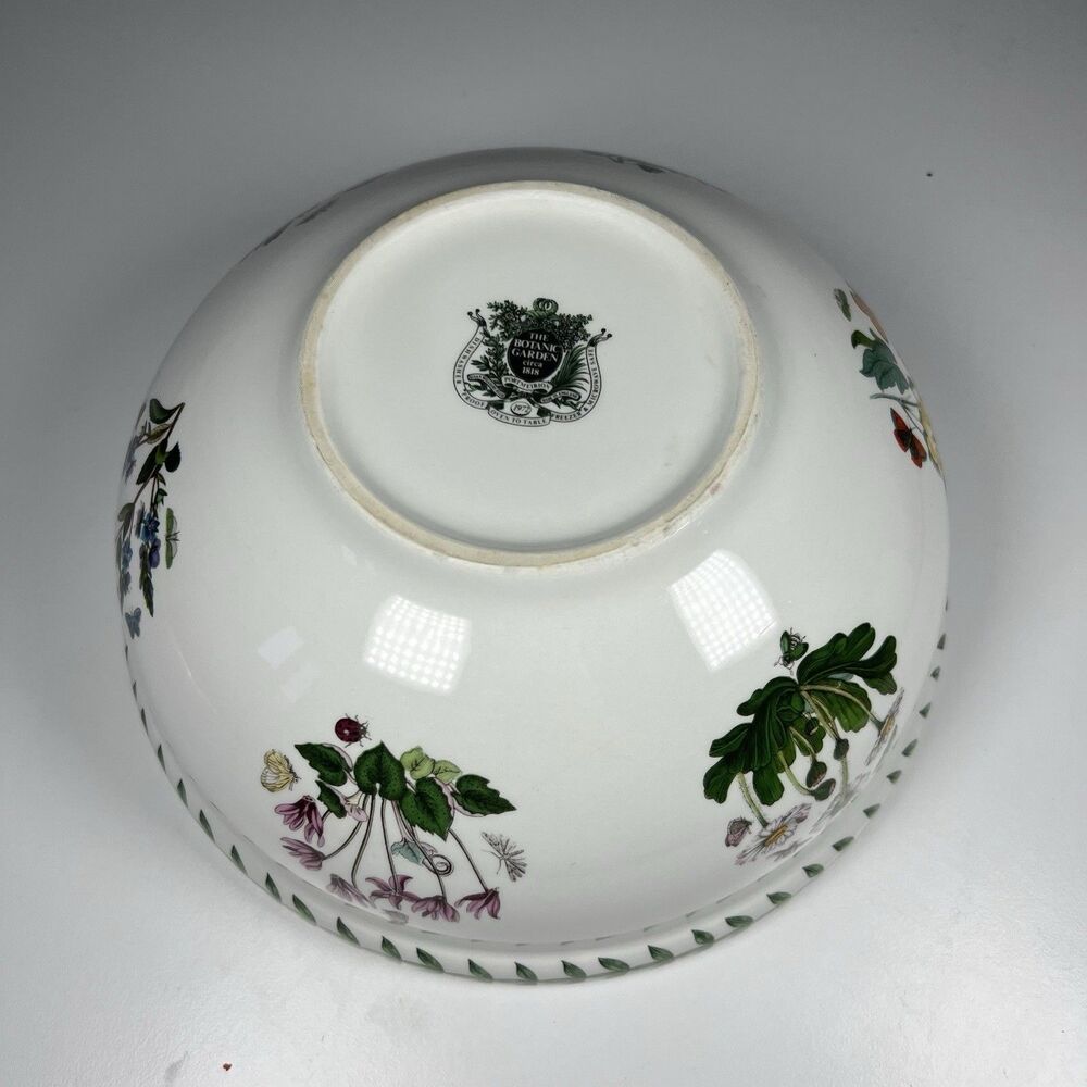 Portmeirion Botanic Garden Serving Mixing Bowl Solanum Dulcamara 9” - Picture 5 of 10